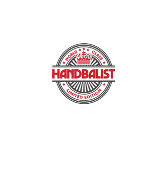 handbalist model alb pe tricou