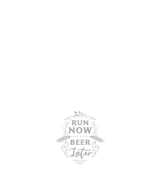 Run now beer later vintage model negru pe tricou