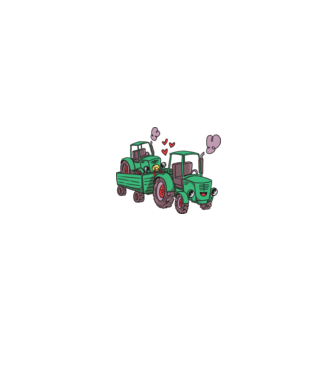 TRACTOR model negru pe tricou
