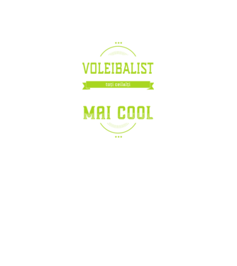 sunt voleibalist, la fel ca toți ceilalți, dar mult mai cool model verde neon pe tricou