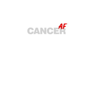 CANCER as fuck model negru pe tricou