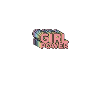Girl power model roz pe tricou