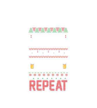 Drink drink repeat model alb pe tricou