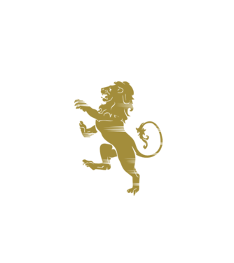 Lion Rampant model negru pe tricou
