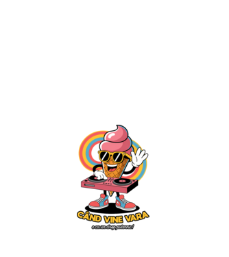 Când vine vara, e ca un drop puternic! model alb pe tricou