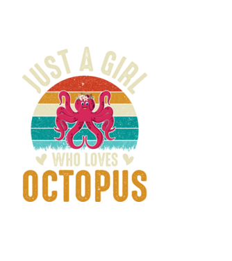 Octopus model negru pe tricou