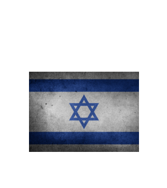 ISRAEL model negru pe tricou