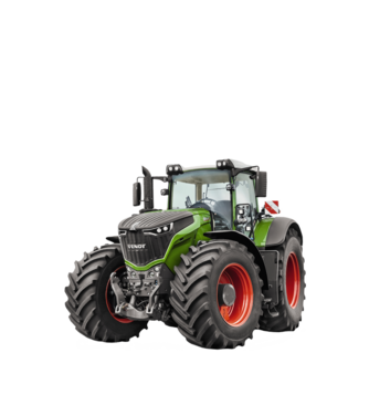 TRACTOR model alb pe tricou