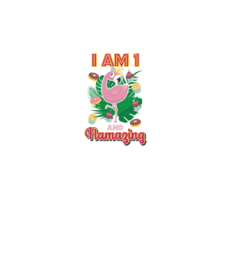 FLAMAZING Birthday 1 Years old model alb pe tricou
