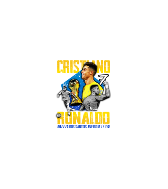 Ronaldo tribute model negru pe tricou