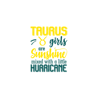 Sunshine with Hurricane TAURUS model negru pe tricou