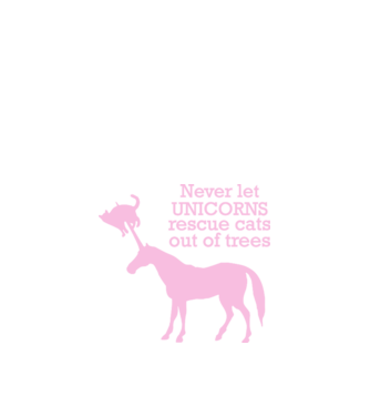 unicorn cat model negru pe tricou