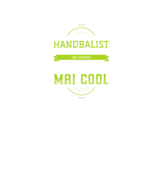 Sunt handbalist, la fel ca toți ceilalți, dar mult mai cool model negru pe tricou