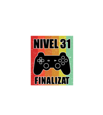 Nivel 31 finalizat model negru pe tricou