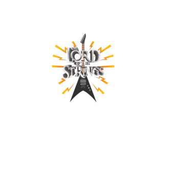 Lord of the Strings model mov pe tricou