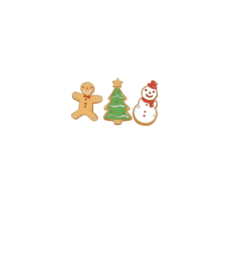 christmas cookies model negru pe tricou