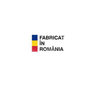 Fabricat în România model negru pe tricou