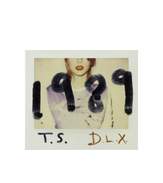 Taylor Swift polaroid model alb pe tricou