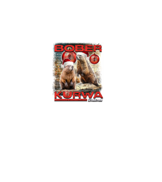 Bober kurwa christmas universe model negru pe tricou