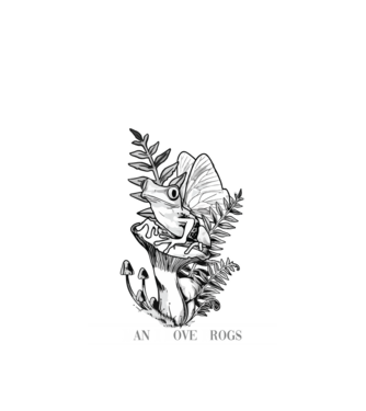 MILF man i love frogs model alb pe tricou