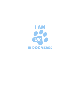 Dog Year - 490 model albastru regal pe tricou