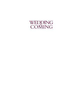 Wedding is coming model alb pe tricou