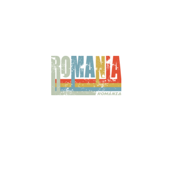 România retro model albastru jeanși pe tricou