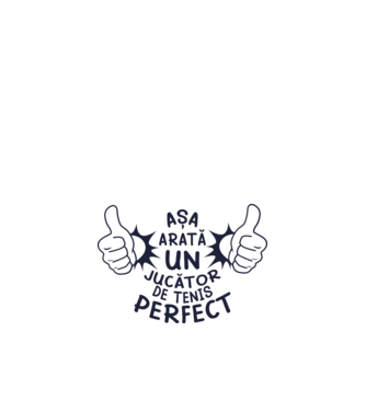 Așa arată un JUCĂTOR DE TENIS perfect model roșu pe tricou