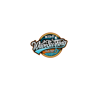 WaveSurfing model negru pe tricou