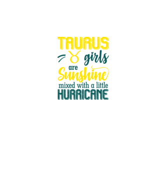 Sunshine with Hurricane TAURUS model negru pe tricou