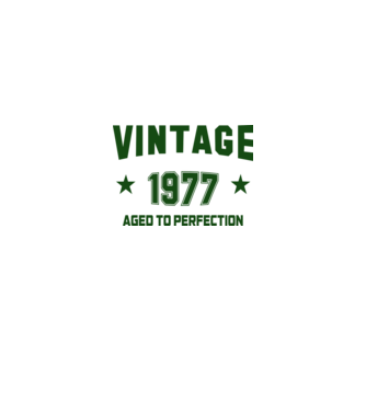 Vintage - 1977 model alb pe tricou