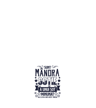 Sunt mândra soție a unui soț minunat - da, el mi-a dat acest tricou model alb pe tricou