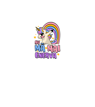 Nu mă mai enerva model negru pe tricou