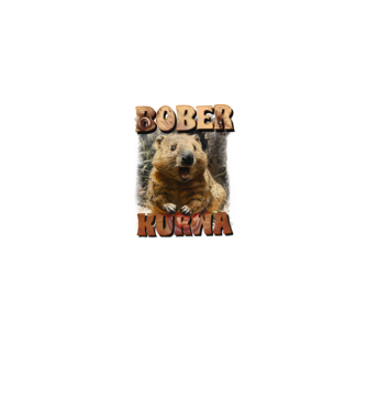 BOBER wombat model albastru jeanși pe tricou