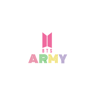 BTS ARMY model  pe tricou