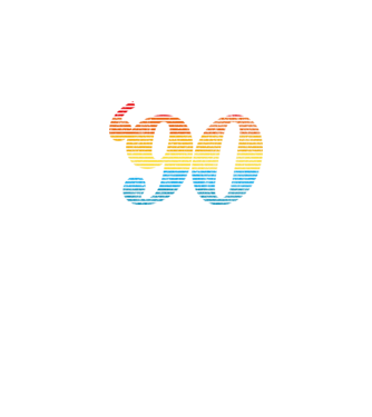 Retro Birthday 1990 model negru pe tricou
