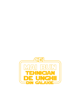 Cel mai bun tehnician de unghii din galaxie model negru pe tricou