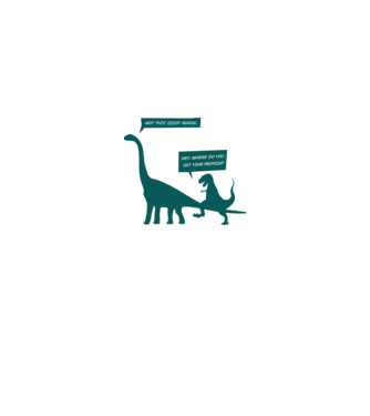 idiot dinosaur vegan model gri pe tricou