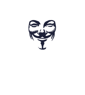 vendetta mask model roșu pe tricou