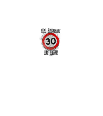 Am împlinit 30 de ani! model negru pe tricou