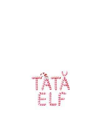 tată elf model negru pe tricou