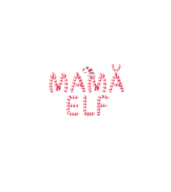 mamă elf model negru pe tricou