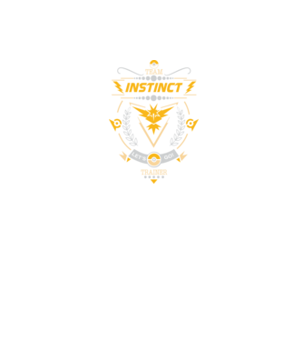 Instinct team model negru pe tricou