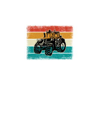 TRACTOR model turcoaz pe tricou