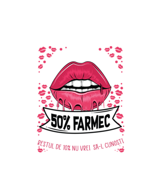 Sunt născută în februarie - 50% farmec - 40% nebunii și umor - Restul de 10% nu vrei să-l cunoști model alb pe tricou