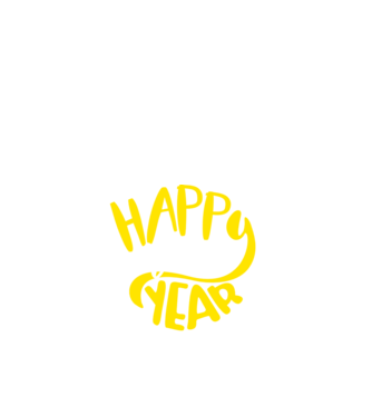 Happy new 2019 model negru pe tricou