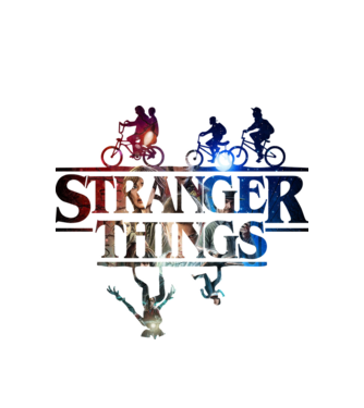 stranger things quote poster2 model alb pe tricou