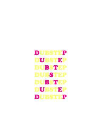 Dubstep model negru pe tricou