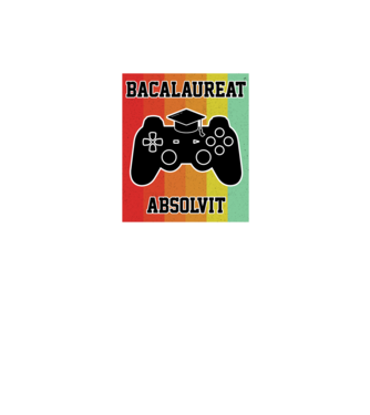 bacalaureat absolvit model negru pe tricou
