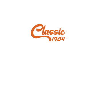 1984 Classic model alb pe tricou